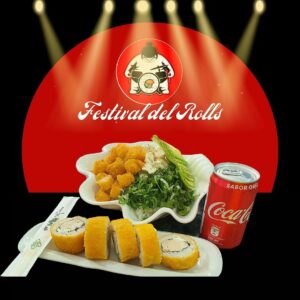 PROMO GOHAN EBI + sushi + bebida